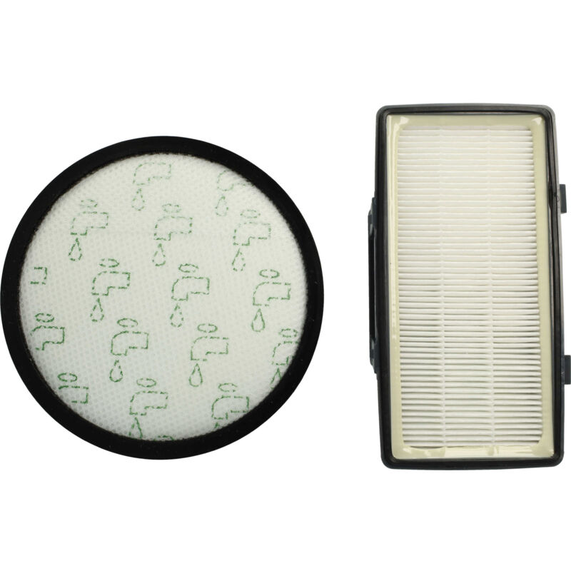 foto del prodotto vhbw 2x filtro compatibile con rowenta silence force 4a ro7347ea, ro7366ea aspirapolvere filtro pre motore, filtro aria di scarico epa