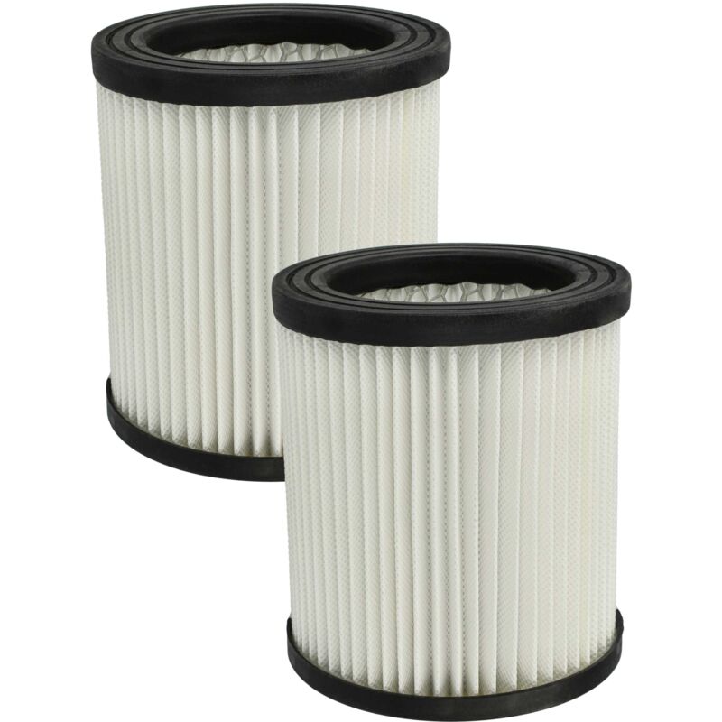 foto del prodotto vhbw 2x filtro compatibile con scheppach asp12 es aspirapolvere filtro hepa nero bianco
