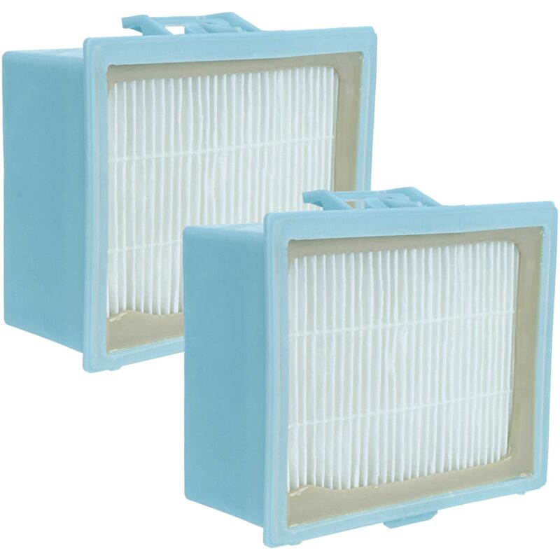foto del prodotto vhbw 2x filtro compatibile con siemens vsz2b130 01, vsx2a230 11, vsx22030 01 aspirapolvere filtro hepa blu bianco