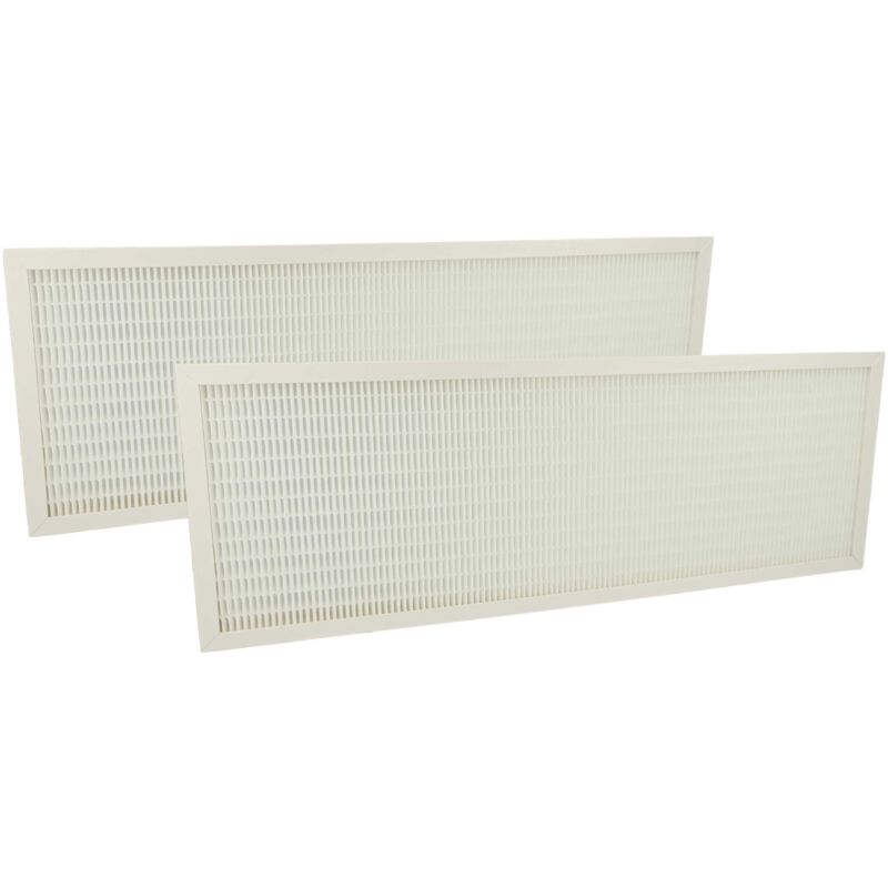 foto del prodotto vhbw 2x filtro dell aria f7 compatibile con viessmann hr a300, hr a400 ventola 2x filtro aria di mandata 