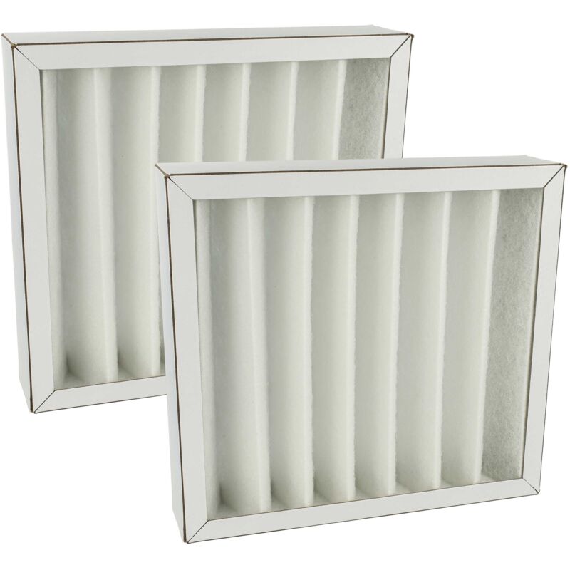foto del prodotto vhbw 2x filtro dell aria g4 sostituisce pluggit adfg4f7 160 per ventola, dispositivo di ventilazione bianco