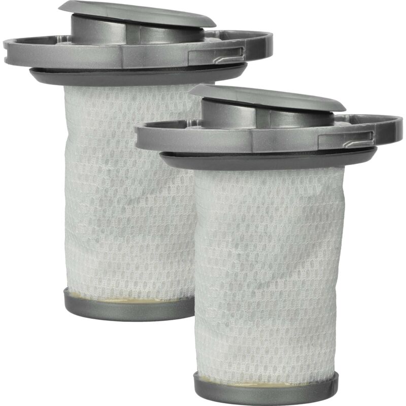 foto del prodotto vhbw 2x filtro di separazione compatibile con rowenta rh6837, rh6822, rh6821, rh6471 aspirapolvere filtro di ricambio, lavabile grigio bianco