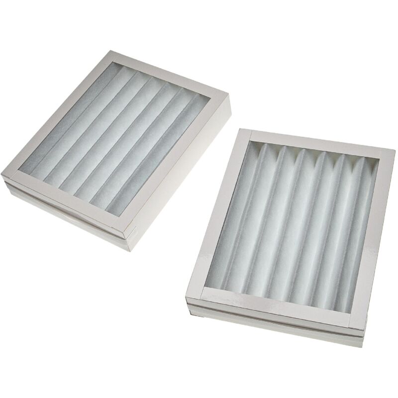 foto del prodotto vhbw 2x filtro g4 compatibile con paul multi 150 dc, 100 dc dispositivo di ventilazione set di filtri, 25 x 20 x 4,5 cm bianco