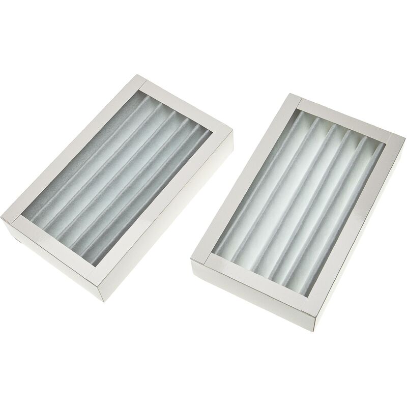 foto del prodotto vhbw 2x filtro g4 compatibile con zehnder comfoair 150 flat dispositivo di ventilazione set di filtri, 25 x 15 x 9 cm bianco