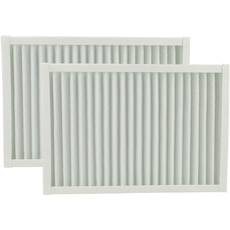 foto del prodotto vhbw 2x filtro g4 sostituisce viessmann wus 25 4, 245045 per dispositivo di ventilazione set di filtri, 26 x 17,8 x 2,3 cm bianco