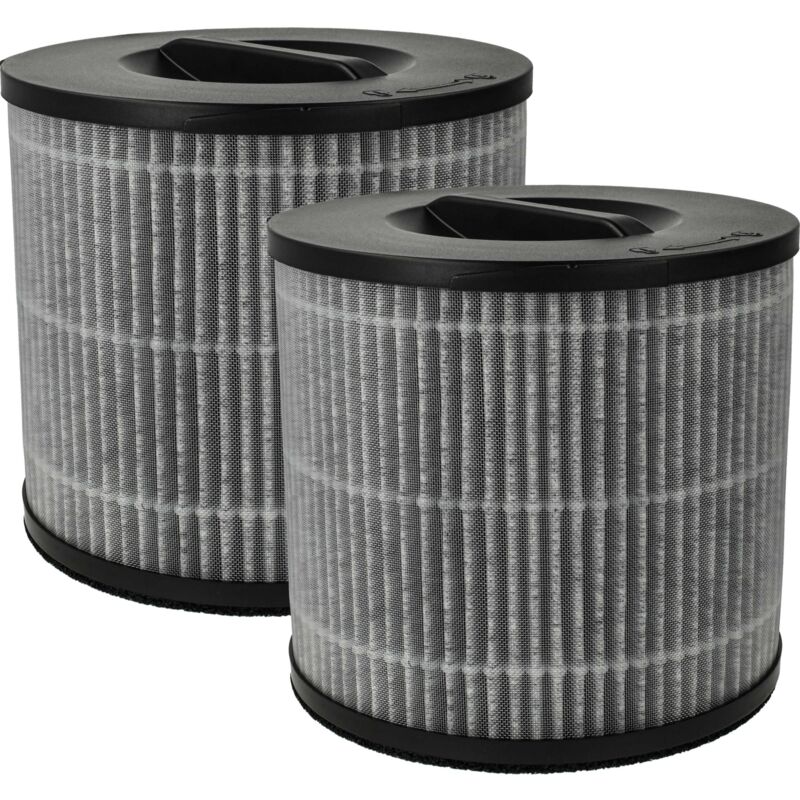 foto del prodotto vhbw 2x filtro hepa h11 compatibile con steba lr12 purificatore d aria, filtro carboni attivi integrato