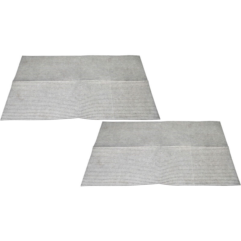 foto del prodotto vhbw 2x filtro in nonwoven compatibile con franke cappa da cucina da 60 cm 57 x 47 x 0,3 cm, microfibra