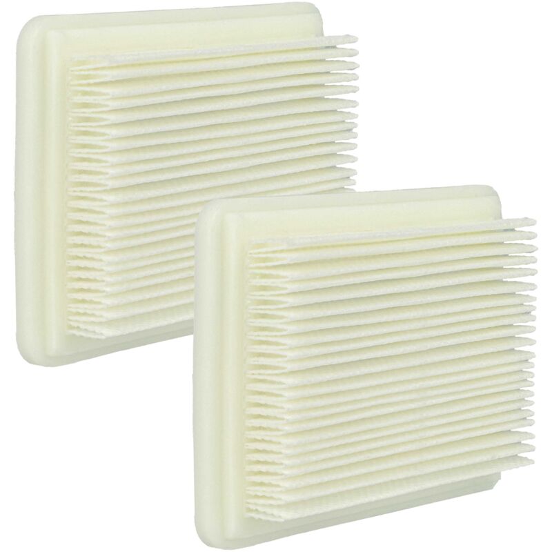foto del prodotto vhbw 2x filtro sostituisce bosch 2609256f44, 06033b9101 per aspirapolvere filtro hepa a pieghe piatte bianco