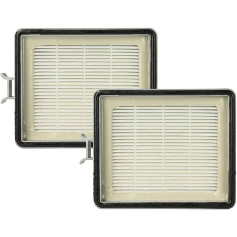 foto del prodotto vhbw 2x filtro sostituisce lux 11548202 per aspirapolvere filtro aria di scarico, grigio bianco