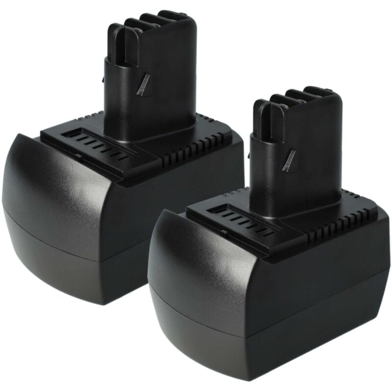 foto del prodotto vhbw 2x nimh batteria 1500mah 12v compatibile con strumenti attrezzi utensili da lavoro sostituisce metabo 6.02151.50