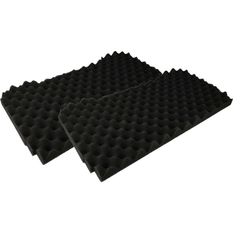 foto del prodotto vhbw 2x pannello protettivo compatibile con festool systainer l, sys midi 3 tl cassetta degli attrezzi bugnato, gommapiuma, autoadesivo