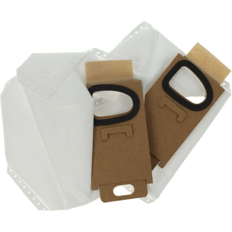 foto del prodotto vhbw 2x sacchetto compatibile con xiaomi roborock h6, h7 aspirapolvere microfibra, 10,7cm x 7,3cm bianco