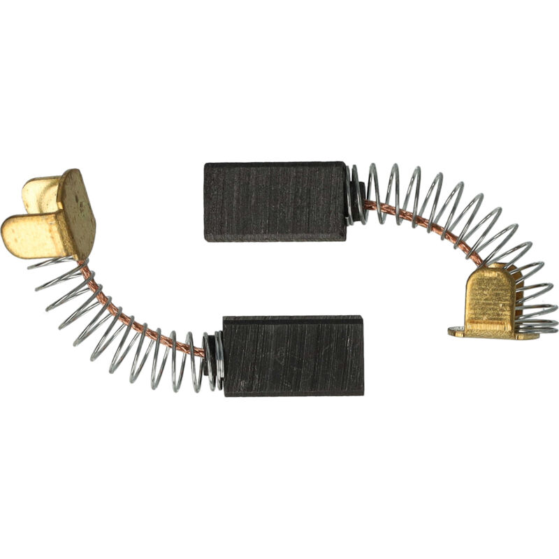 foto del prodotto vhbw 2x spazzola carbone 10,6 x 6 x 4 mm compatibile con hitachi hikoki cg 14dsdl, cg 18dbl, cg14, cg14dsdl tagliaerba, falciatrice a batteria