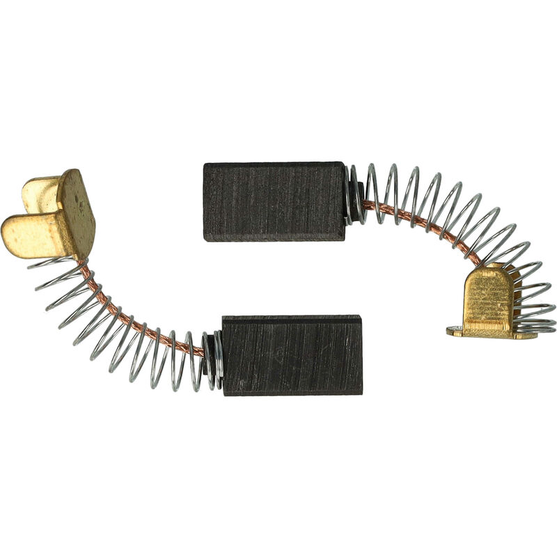 foto del prodotto vhbw 2x spazzola carbone 10,6 x 6 x 4 mm compatibile con hitachi hikoki cg 36dal, cg 36dl, cg 36dta, cg36dl tagliaerba, falciatrice a batteria