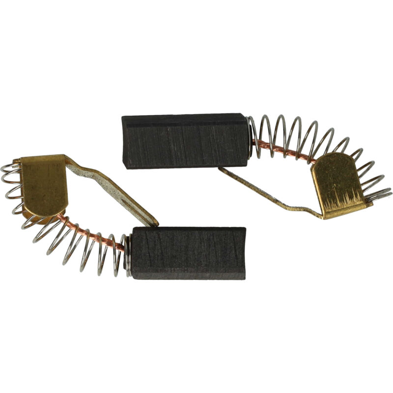 foto del prodotto vhbw 2x spazzola carbone 15 x 8 x 6,3 mm sostituisce metabo 34301118, 316033640 per trapano a percussione
