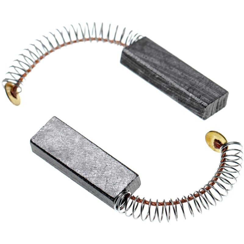 foto del prodotto vhbw 2x spazzola carbone 31,7 x 10,8 x 5,8mm sostituisce makita w49625 per aspirapolvere