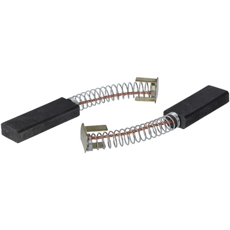 foto del prodotto vhbw 2x spazzola carbone 4,9 x 9,95 x 28mm sostituisce 5 x 10 x 30, 5 x 10 x 25, 5 x 10 x 29, 5 x 10 x 28 per utensile elettrico molla