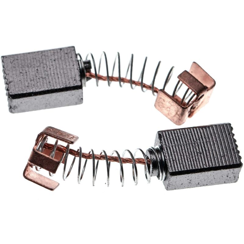 foto del prodotto vhbw 2x spazzola carbone 5 x 8 x 11mm compatibile con makita 6510lvr, 6000r, 6802bv, 6800dbv, 4324, 4323, 6000lr, 6410, 4322, 3706 utensile