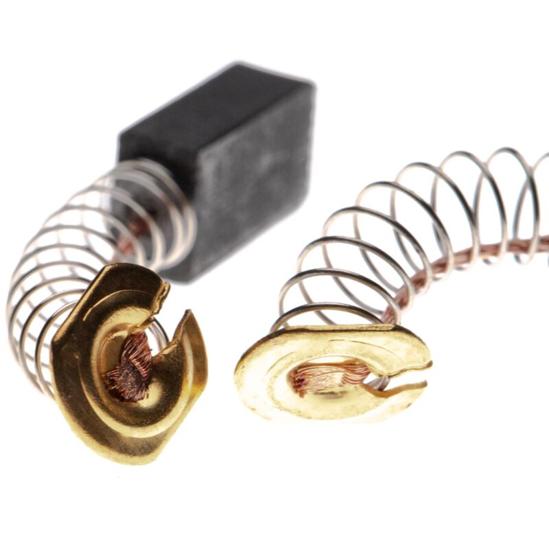 foto del prodotto vhbw 2x spazzola carbone 5 x 8 x 12,3mm compatibile con makita n1923b 3 1 4 utensile elettrico