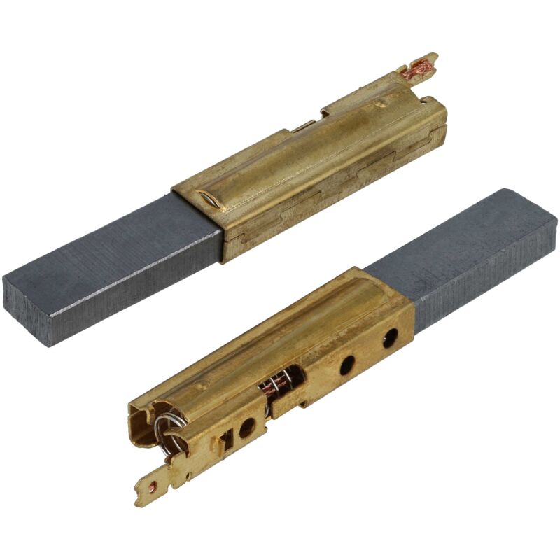 foto del prodotto vhbw 2x spazzola carbone 6,3 x 11 x 28mm compatibile con k rcher 1.261 104.0, 1.261 103.0, 1.261 102.0, 1.261 120.0 aspiratore a umido secco