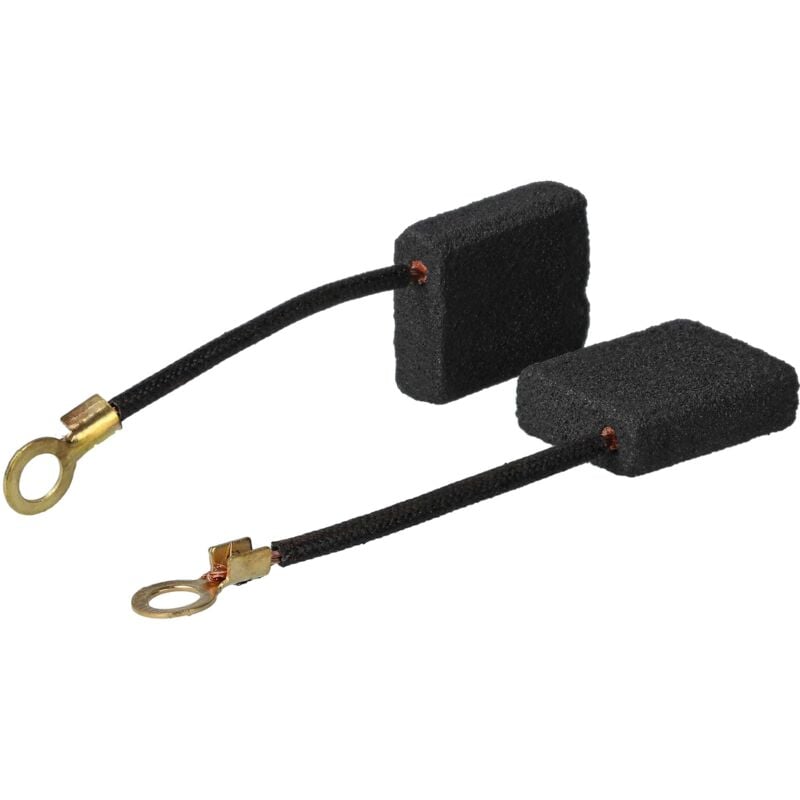 foto del prodotto vhbw 2x spazzola carbone 6,3 x 15,9 x 20,2mm compatibile con duss dia 400 w trapano