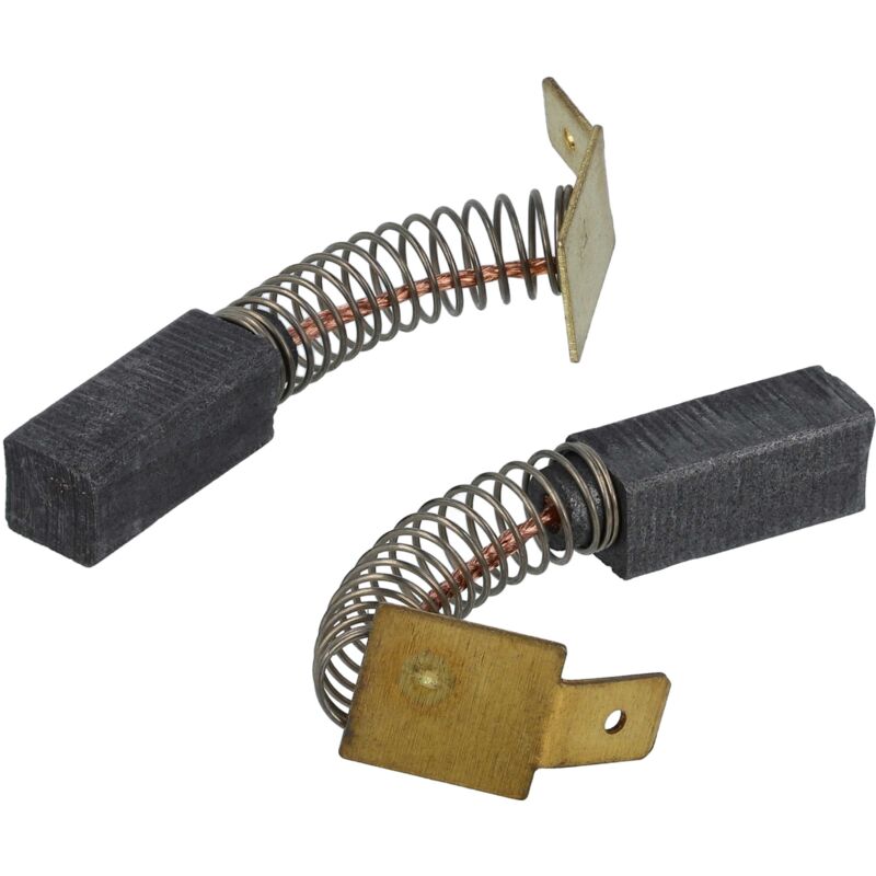 foto del prodotto vhbw 2x spazzola carbone 6,3 x 6,3 x 16mm compatibile con novopress efp 2, 1 utensile elettrico molla