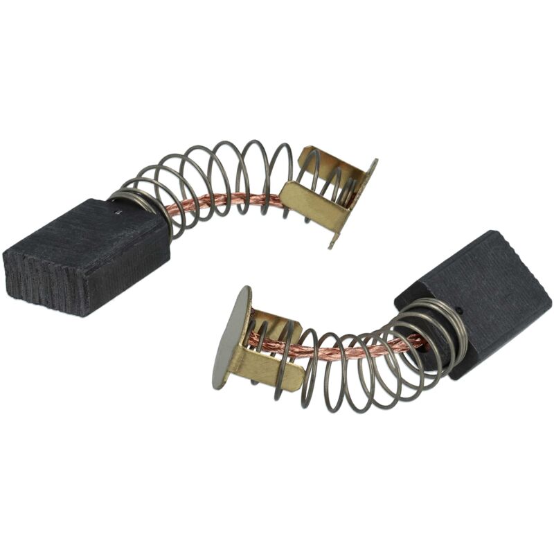foto del prodotto vhbw 2x spazzola carbone 6,4 x 12,5 x 20mm compatibile con fein ddsk 672 trapano, smerigliatrice molla