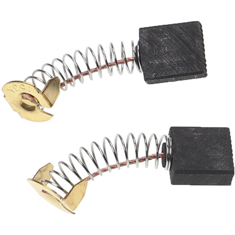 foto del prodotto vhbw 2x spazzola carbone 6,5 x 13,5 x 16 mm compatibile con g de grk 250 300 lp utensile elettrico, troncatrice