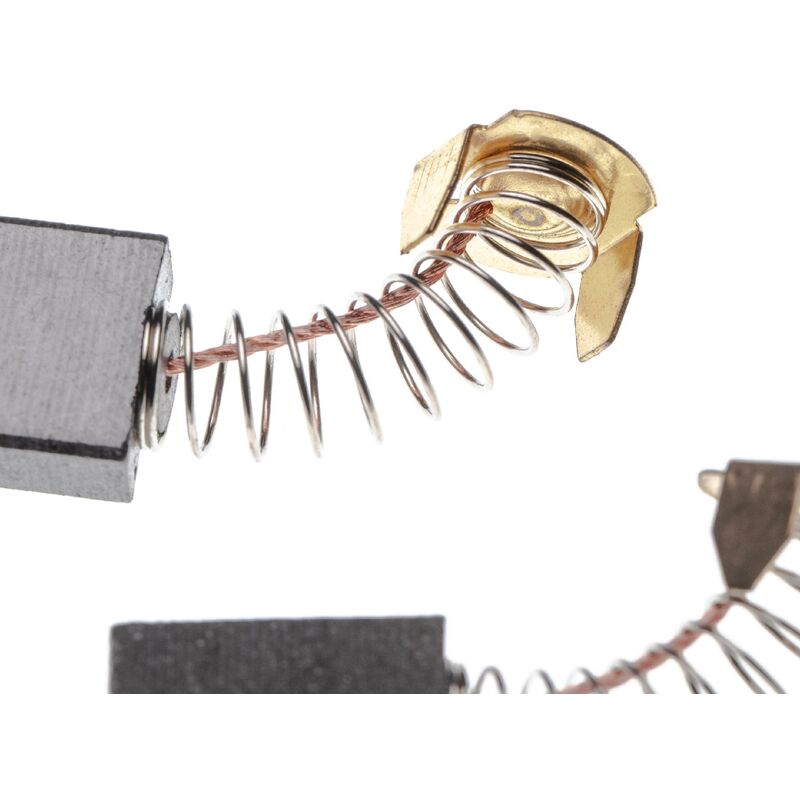 foto del prodotto vhbw 2x spazzola carbone 6,5 x 13,5 x 17mm compatibile con makita 1805b, 2012nb, 2414k, 4110c, 3612br, 1806b, 2708 utensile elettrico molla 24mm