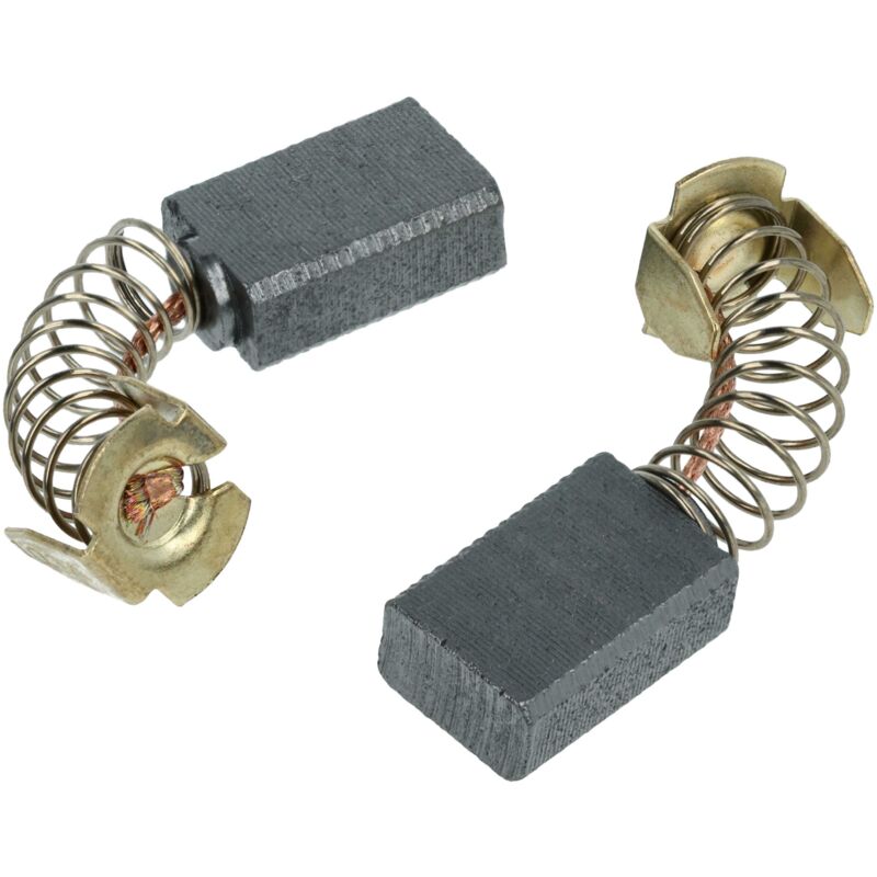 foto del prodotto vhbw 2x spazzola carbone 6 x 10 x 15mm compatibile con makita hk1800, hk1810, hm0810, hm0810b, hm0810t, hr1800 utensile elettrico