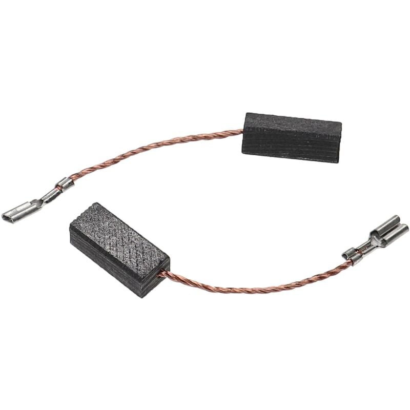 foto del prodotto vhbw 2x spazzola carbone 6 x 8 x 18 mm compatibile con black decker p8016c typ 2, p8020, p8021a typ 1 utensile elettrico