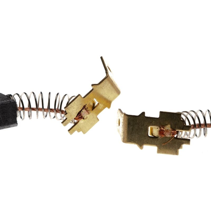 foto del prodotto vhbw 2x spazzola carbone 6 x 9 x 12,3mm compatibile con makita 6797fd, 6822, 6339d, 6798fd, 6504b, 6820v, 6402, 6904h, 6904v utensile elettrico