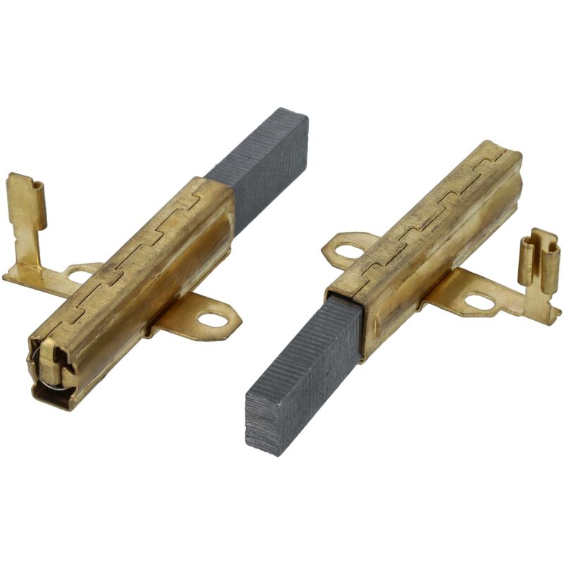 foto del prodotto vhbw 2x spazzola carbone compatibile con ametek dl 1653t, 1553t, 11103t aspiratore industriale, aspirapolvere centralizzato