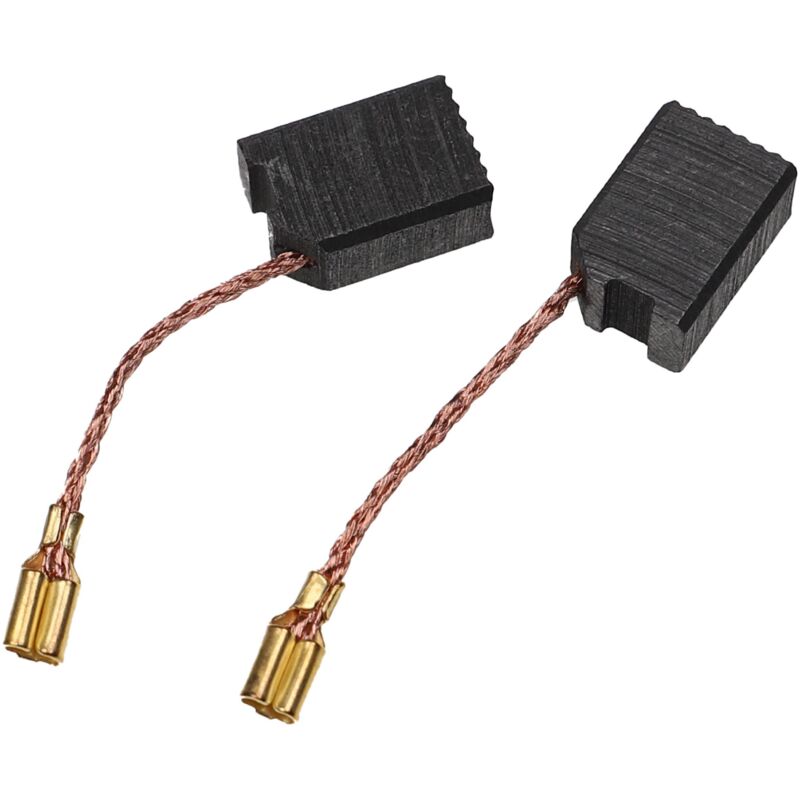 foto del prodotto vhbw 2x spazzola carbone compatibile con berner bag 125 e, bag125e, bws 31 125, bws31 125 smerigliatrice spazzola motore, 6,3 x 10 x 14 mm