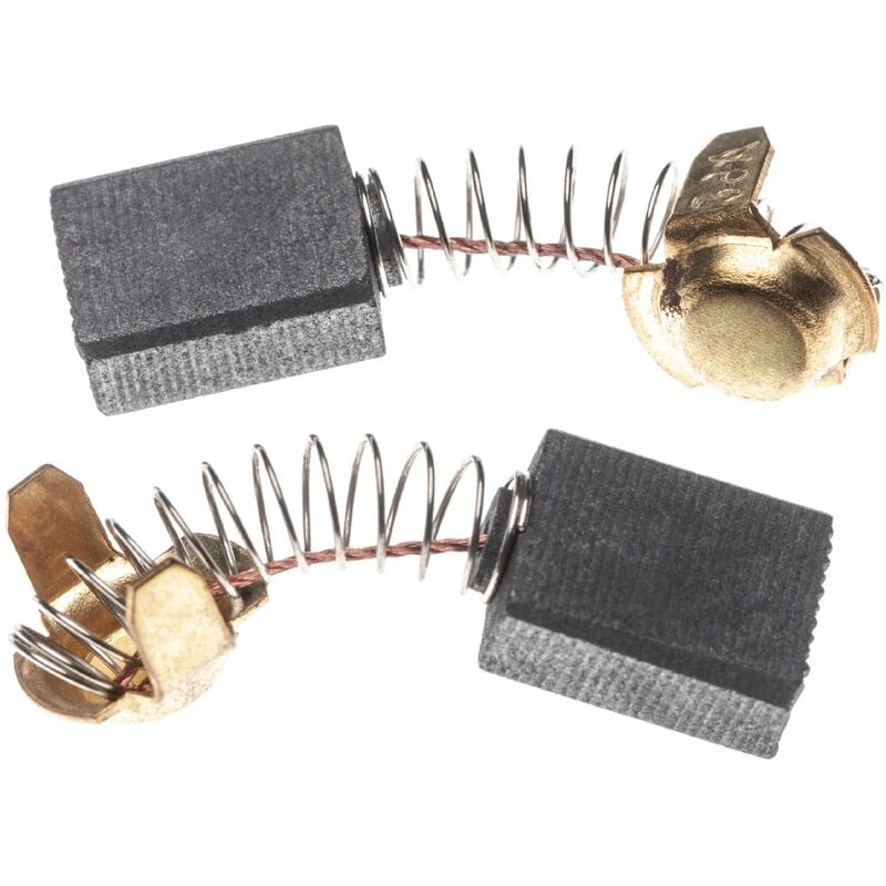 foto del prodotto vhbw 2x spazzola carbone compatibile con hitachi blu4, c10fb, c10fce, c10fce2, c10fch, c10fch2 utensile elettrico spazzola motore, 7 x 13 x 16,5