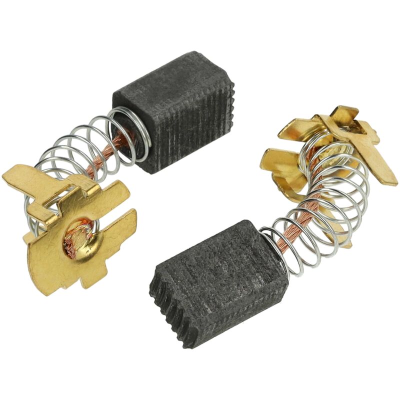 foto del prodotto vhbw 2x spazzola carbone compatibile con hitachi dh14dl, dh14dmr, dh14dsl, dh18dl, dh18dmr utensile elettrico spazzola motore, 10 x 7,5 x 6,6 mm