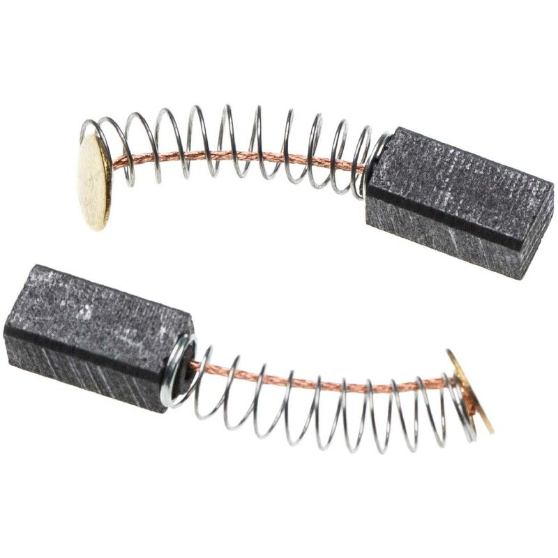 foto del prodotto vhbw 2x spazzola carbone compatibile con hitachi ds 12dm, ds 14dal, ds 14dl, ds 14dmr, ds 18dl utensile elettrico spazzola motore, 12 x 6 x 5 mm