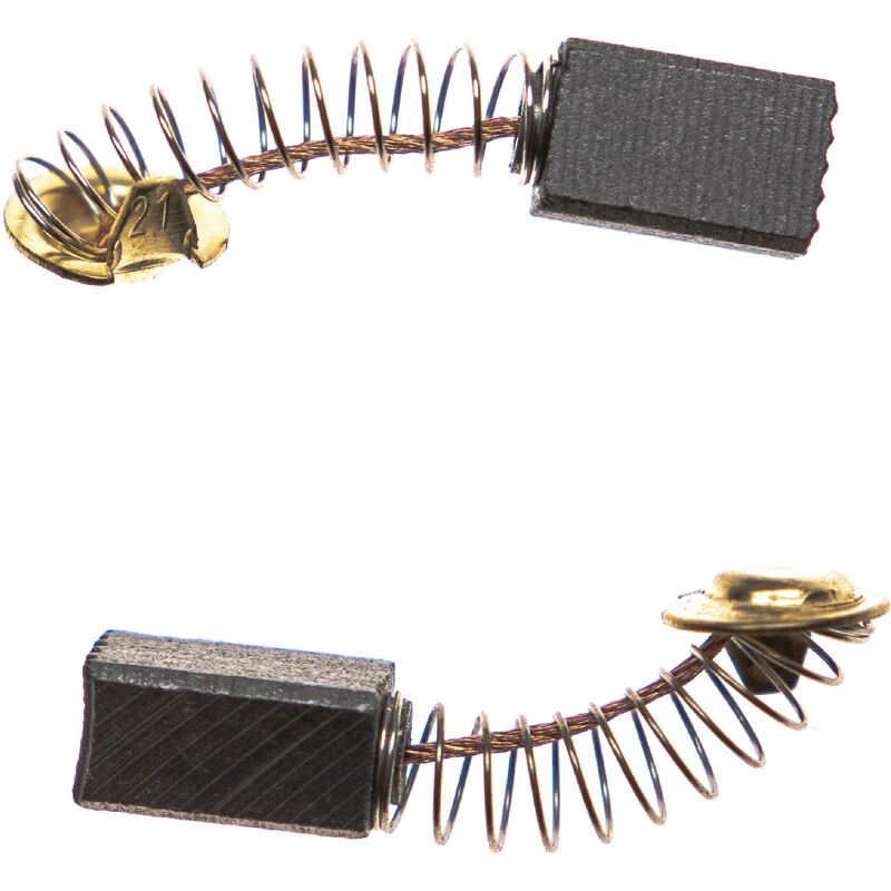 foto del prodotto vhbw 2x spazzola carbone compatibile con hitachi g13sr3, w6v4, w6va4, w6vb3, w6vm, w8vb2 utensile elettrico spazzola motore, 14 x 7,3 x 6,3 mm