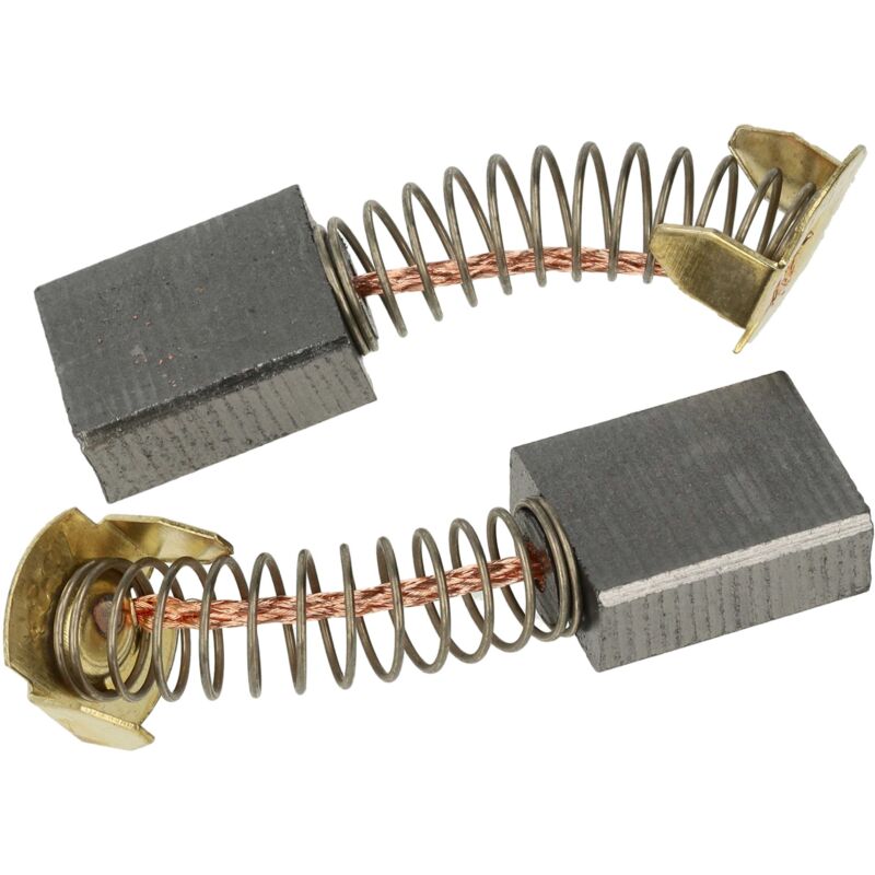 immagine 0 del prodotto vhbw 2x spazzola carbone compatibile con makita 4110 b, 3800na, 4107r, 4107 utensile elettrico spazzola motore, con molla 22 mm, 6,5 x 13,5 x 17 mm
