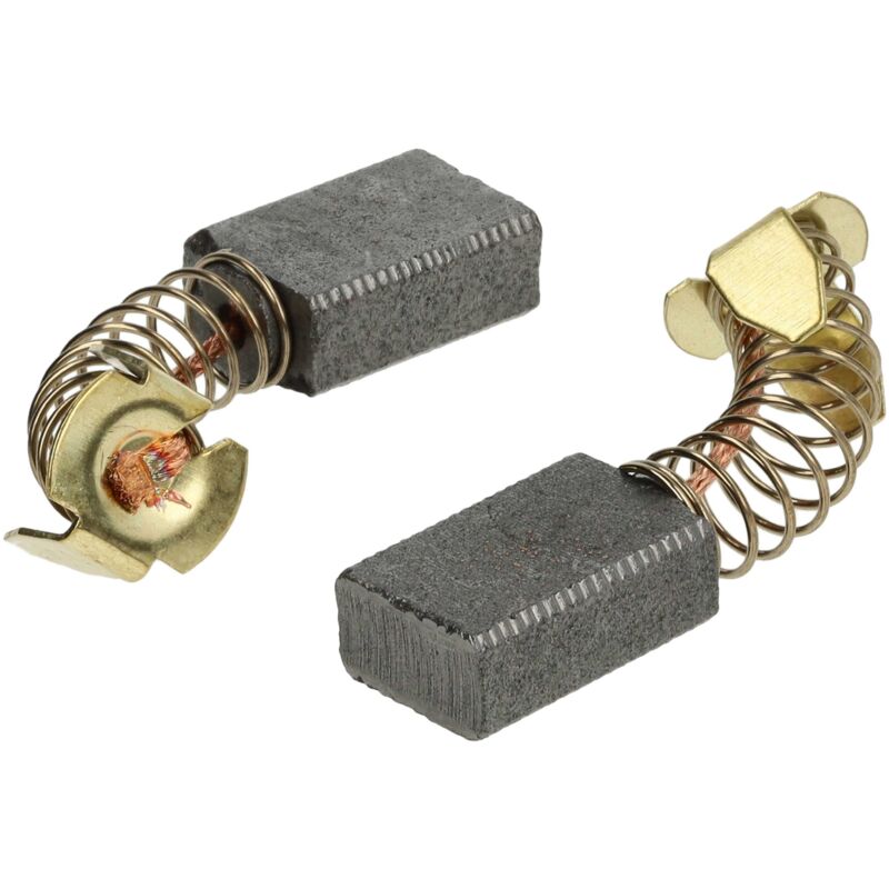 foto del prodotto vhbw 2x spazzola carbone compatibile con makita 9218 sb, 9741, 9900, 9900 b, 9901, 9924 db utensile elettrico spazzola motore, 6 x 10 x 15 mm