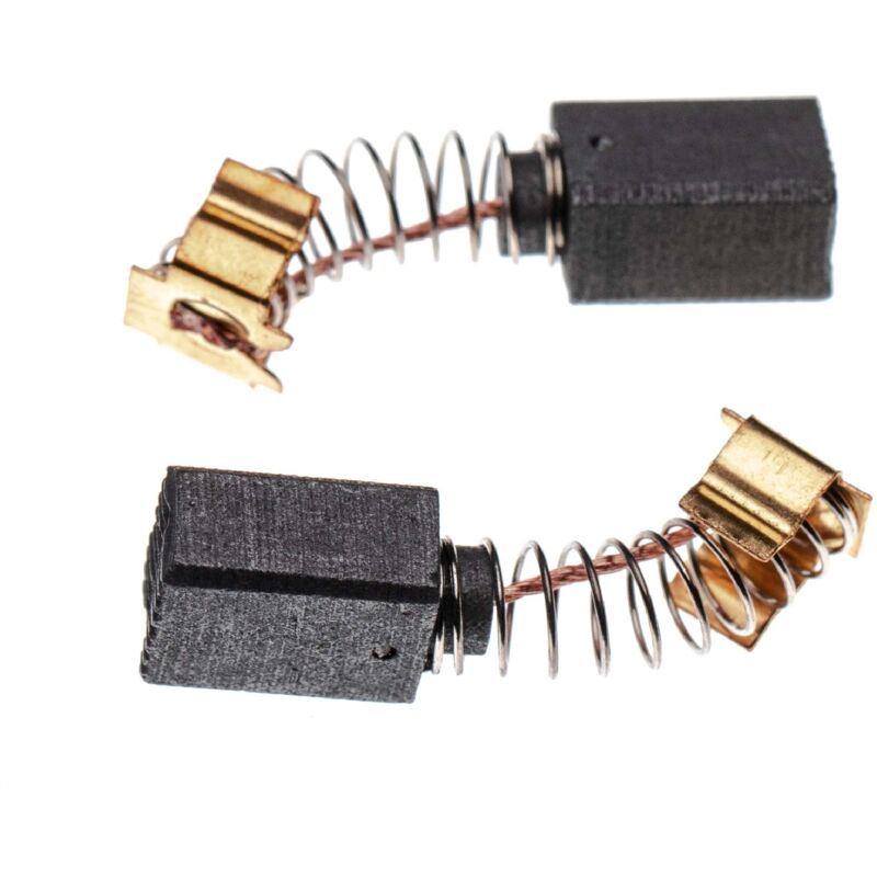 foto del prodotto vhbw 2x spazzola carbone compatibile con makita hp2071, hp2071 f, hr2020, hr2410, hr2430, hr2432 utensile elettrico spazzola motore, 6 x 9 x 12 mm