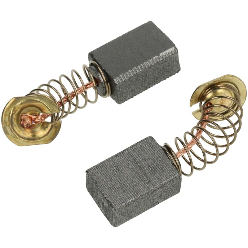 foto del prodotto vhbw 2x spazzola carbone compatibile con makita n9503bh, n9505b, n9505bh, td0101f, tw0200, tw0350 utensile elettrico spazzola motore, 6 x 9 x 12