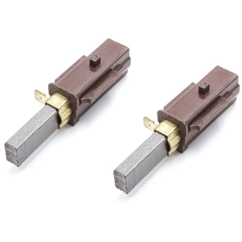 foto del prodotto vhbw 2x spazzola carbone compatibile con miele s230, s231, s229i, s230i, s231i, s275i aspirapolvere spazzola motore, con base, 6,3x11x33 mm