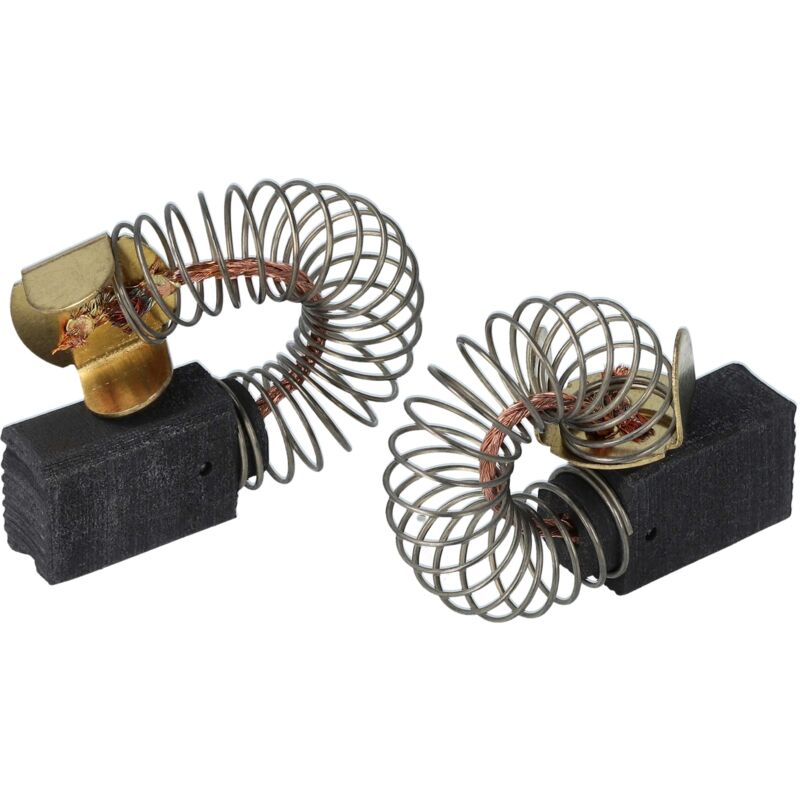 foto del prodotto vhbw 2x spazzola carbone con base 6,3 x 10 x 14mm compatibile con protool festool 630362, 630599, 622942, 629484 utensile elettrico molla