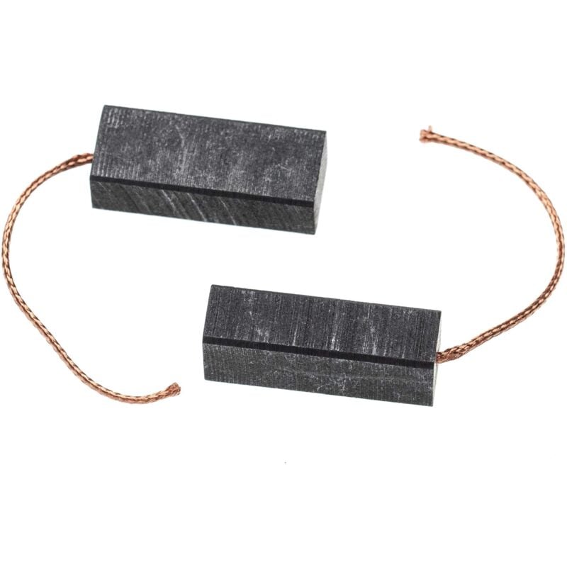 immagine 0 del prodotto vhbw 2x spazzola carbone sostituisce flymo gle 02 per tagliaerba spazzola motore, 27 x 11 x 8 mm