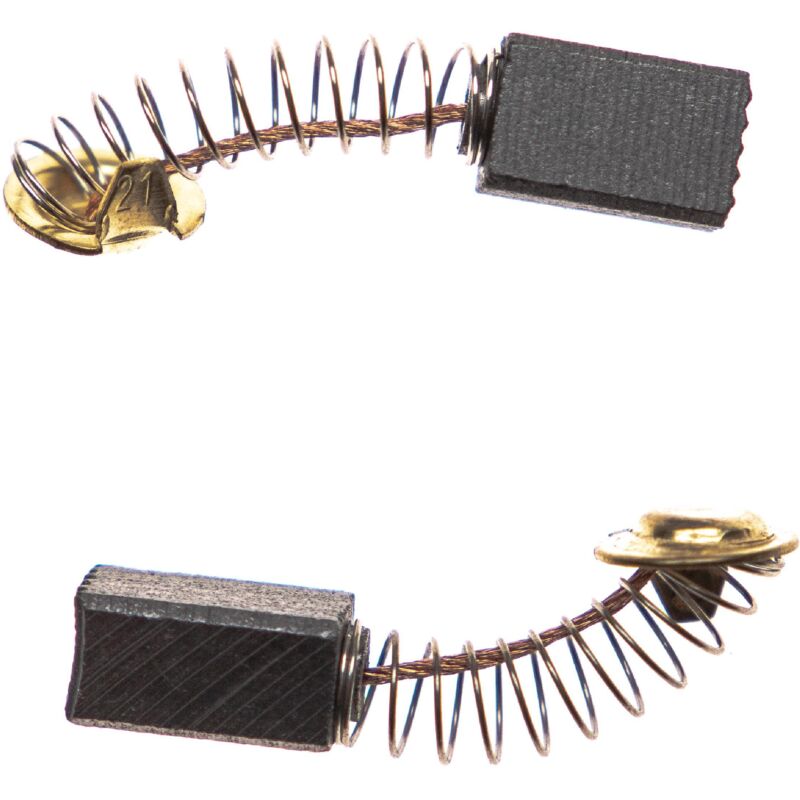 foto del prodotto vhbw 2x spazzola carbone sostituisce hitachi 999 005, 999 046, 999 075, 999 091 per utensile elettrico spazzola motore, 14 x 7,3 x 6,3 mm