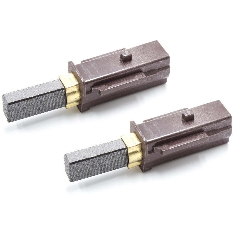 foto del prodotto vhbw 2x spazzola carbone sostituisce miele 2830480 per aspirapolvere spazzola motore, 6,3x11x33 mm