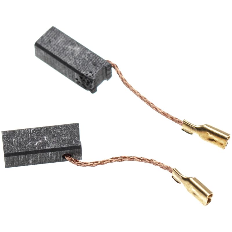 foto del prodotto vhbw 2x spazzola di carbone per motore 15,3 x 5 x 6,3mm compatibile con metabo se4420 r l, se4430 r l, se4431 r l utensile elettrico