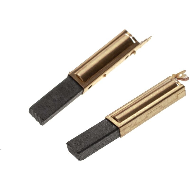 foto del prodotto vhbw 2x spazzola di carbone per motore 6,3 x 11 x 28mm compatibile con zelmer 308.2, 309.1 aspirapolvere