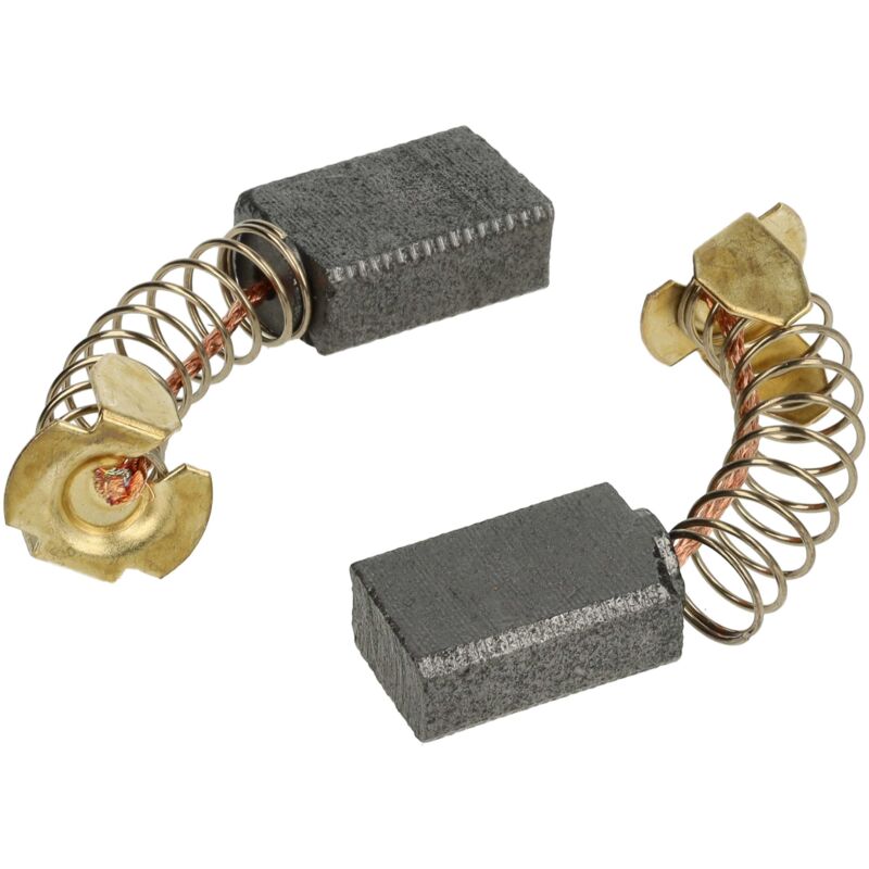 foto del prodotto vhbw 2x spazzola di carbone per motore 6 x 10 x 16mm compatibile con makita 1911b, 3620, hp2010, hp2010n, hp2020, mt361 utensile elettrico